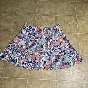 Talbots medium multi color skort